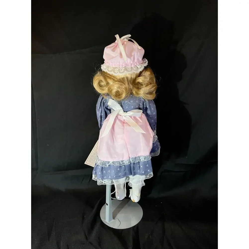 15.5” Bradley Dolls Porcelain Sweatheart Jeanne Vintage Rare W Original Box New